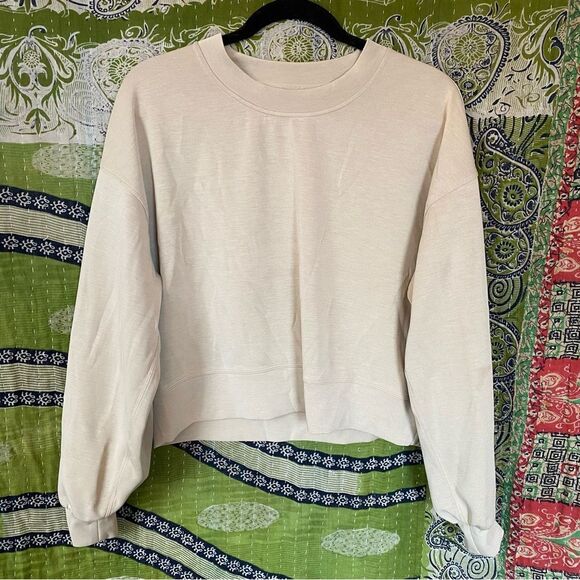 Lululemon Trench Perfectly Oversized Cropped Crew Softstreme Size 8 - Picture 2 of 15